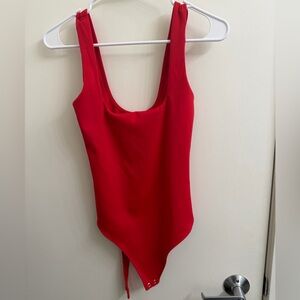 Good American Square-Neck Bodysuit